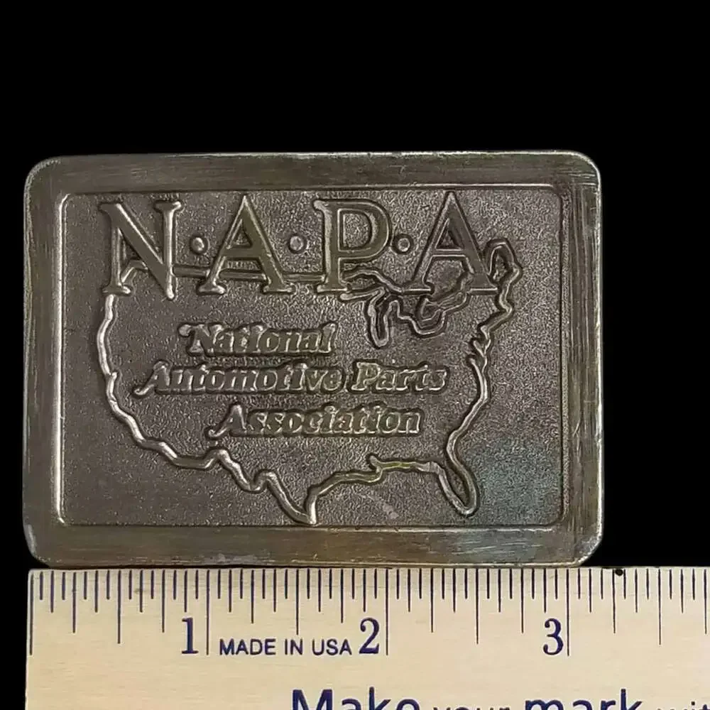 NAPA Belt Buckle Automotive Parts Association Collectible Car By Lewis Buckles‎